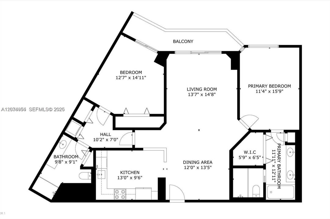 For Sale: $540,000 (2 beds, 2 baths, 1181 Square Feet)