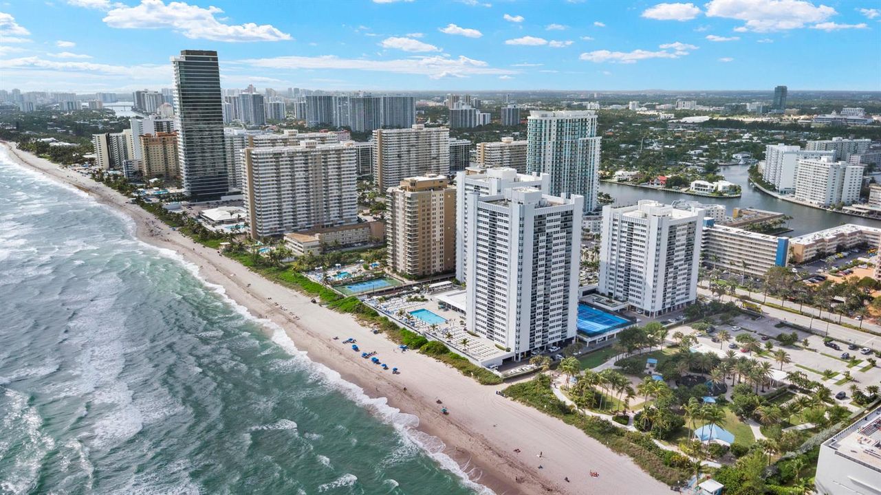 Beach View Drone