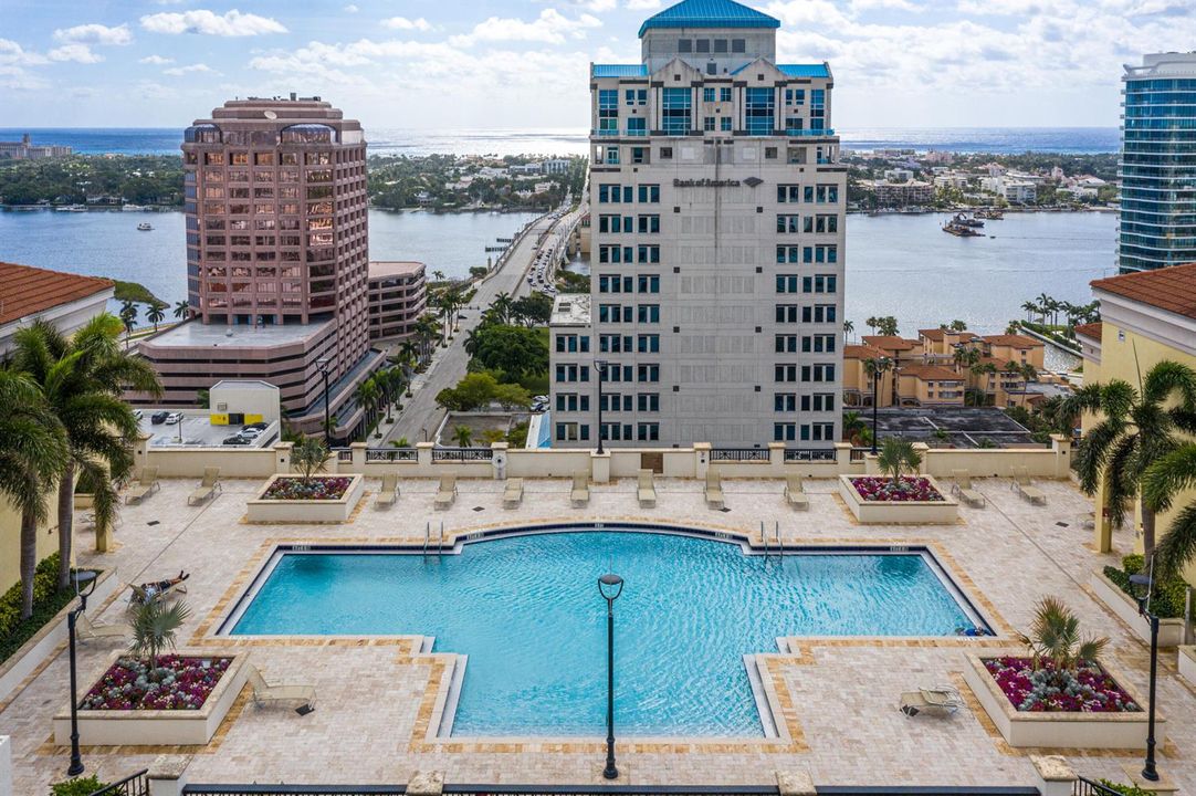 Aerial View of Pool