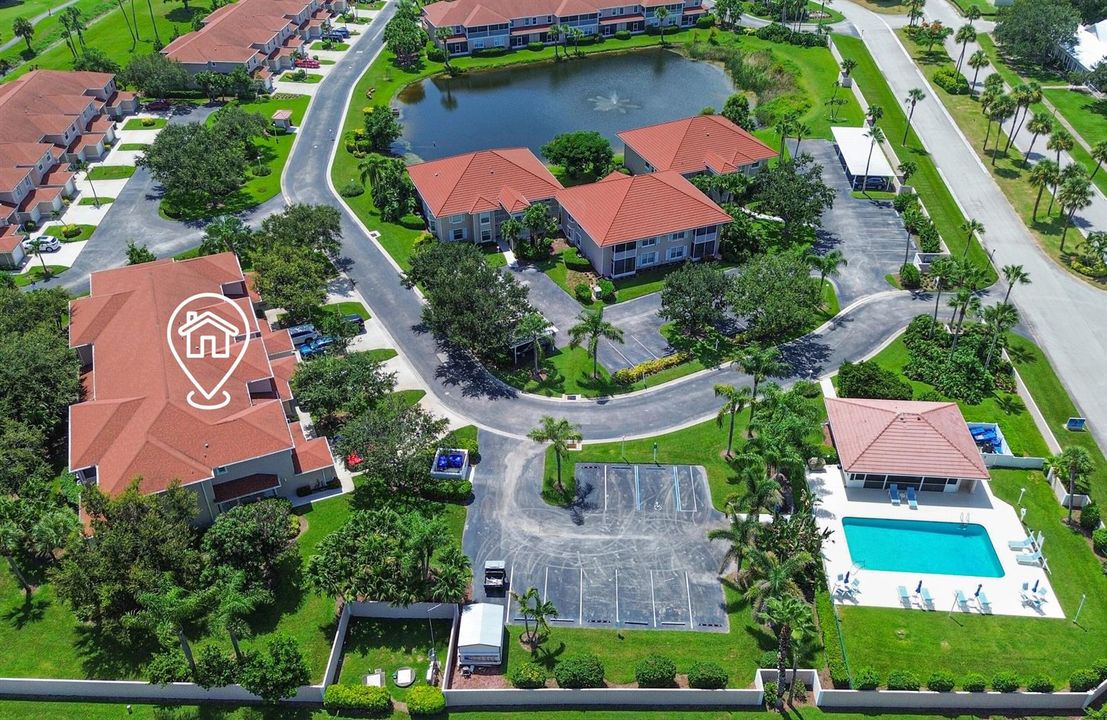 Walk to Pool Aerial