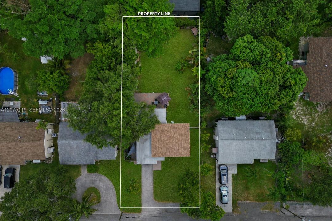 Plenty of land for your dream pool