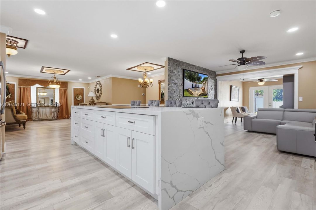 Quartz Island with plenty of storage