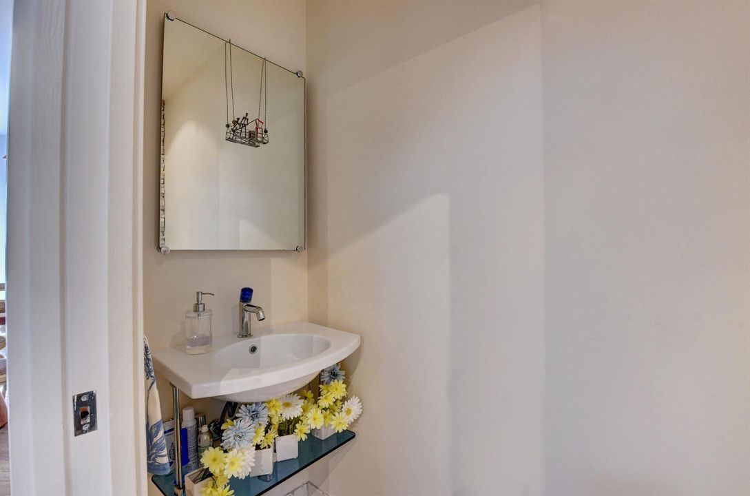Powder room too