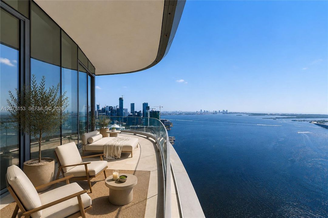 View. UNA Residences Brickell. One or more photos have been virtually staged.