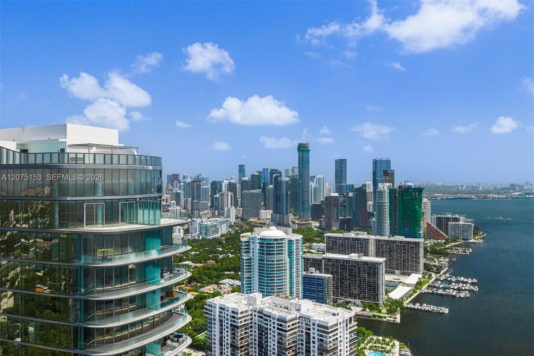 UNA Residences Brickell. One or more photos have been virtually staged.