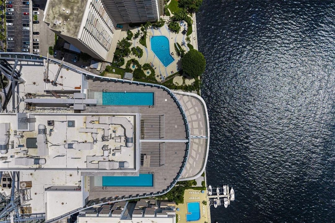 UNA Residences Brickell. One or more photos have been virtually staged.