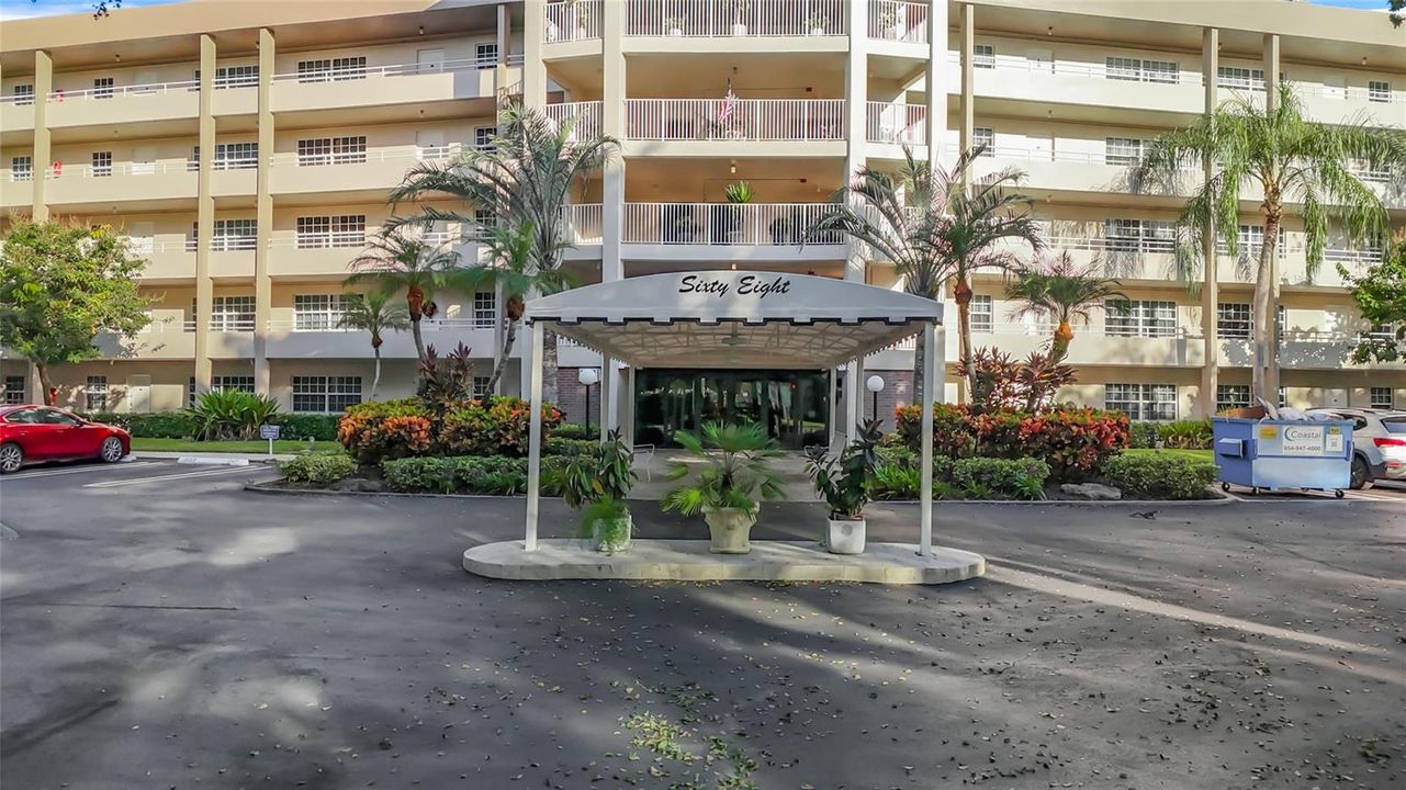 Front of building