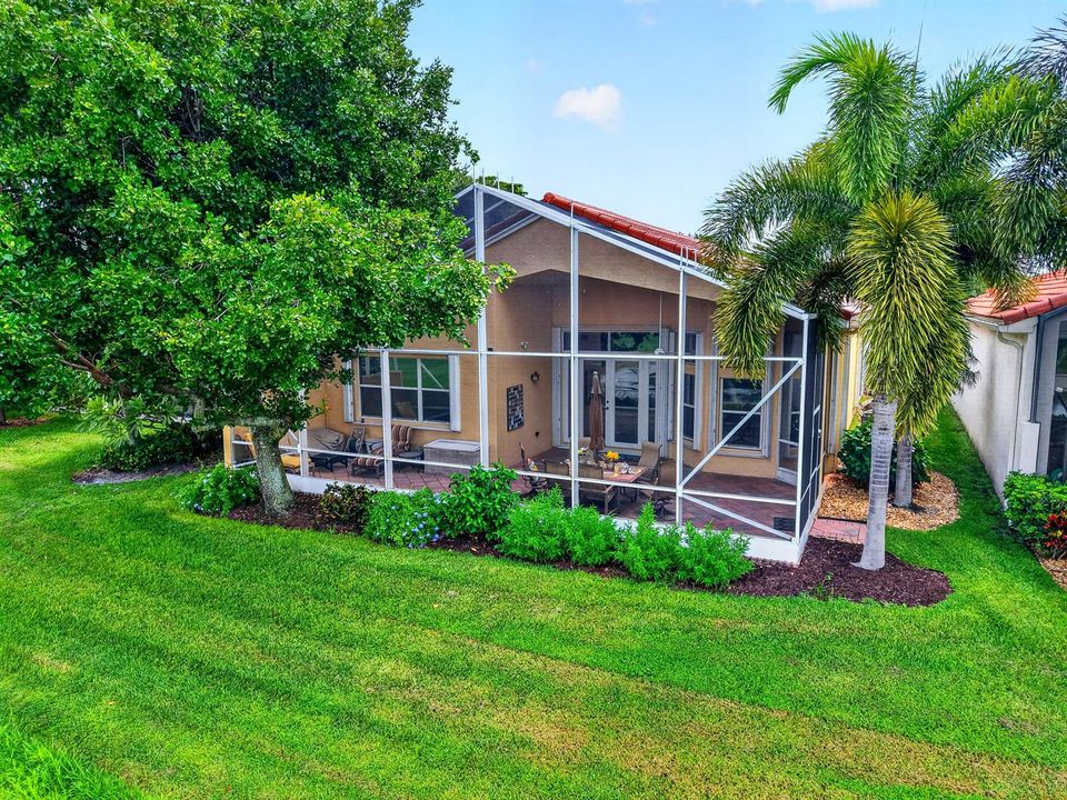 Lush Landscaping all around