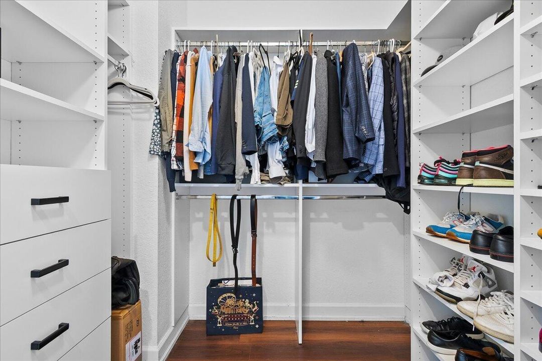 Primary Walk-in Closet