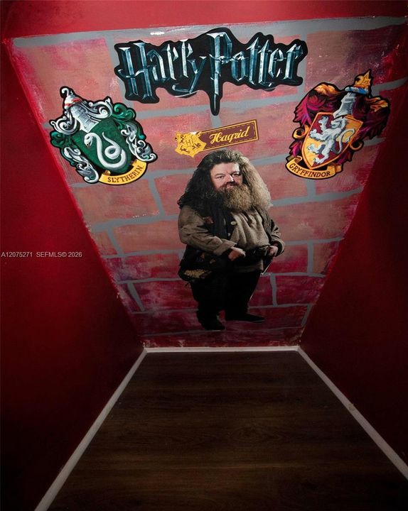 Under the stairs space