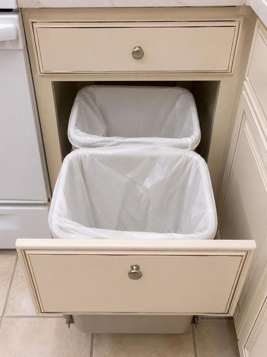 BUILT-IN WASTE BASKET