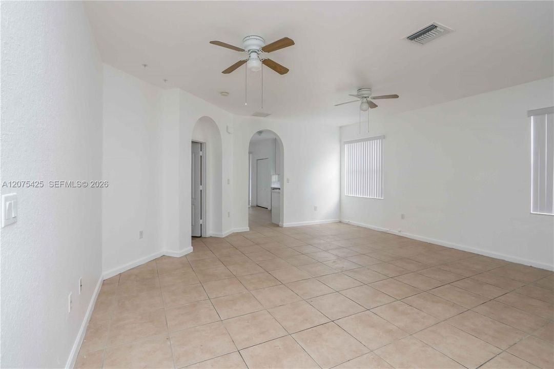 Spacious living area overlooking the interior layout.