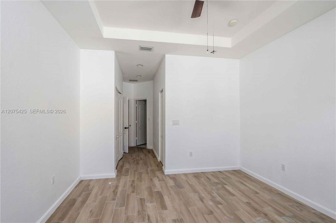 Spacious hallway and transition area.
