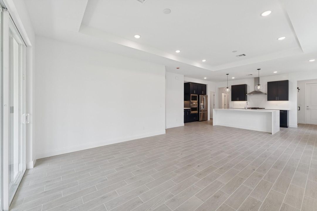 Kitchen, Dining Area and Great Room