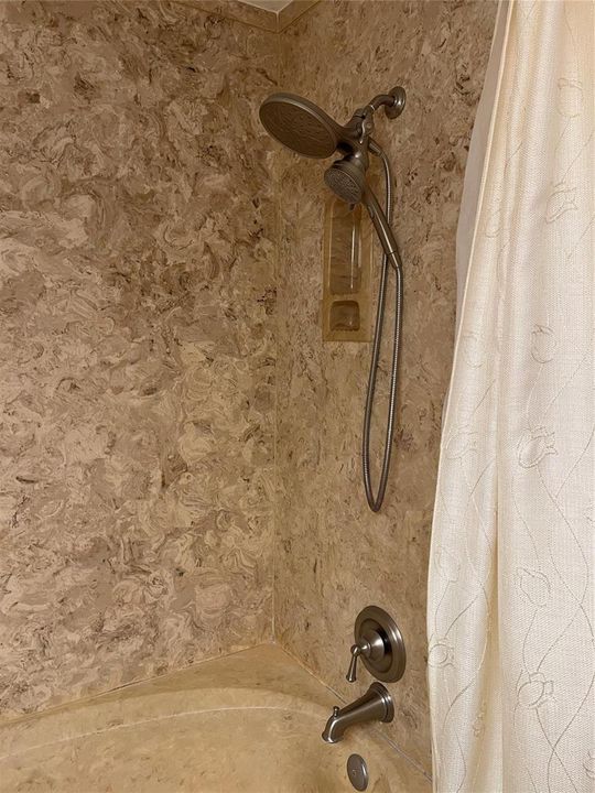 Master shower