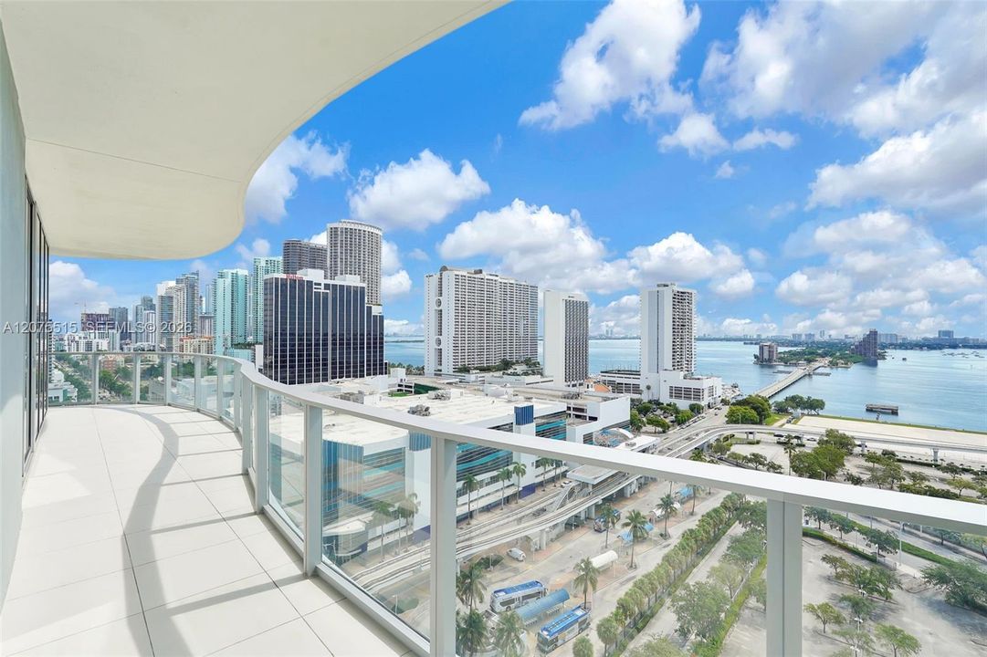 Wrap around balcony