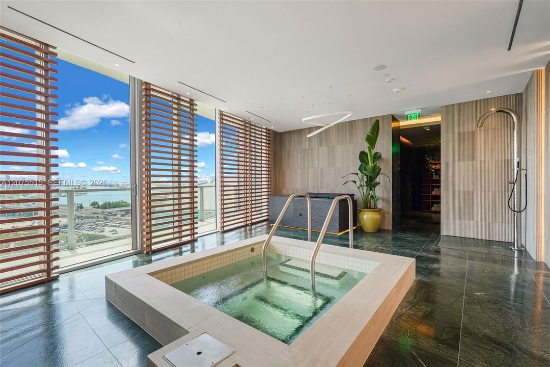 Spa on the wellness floor