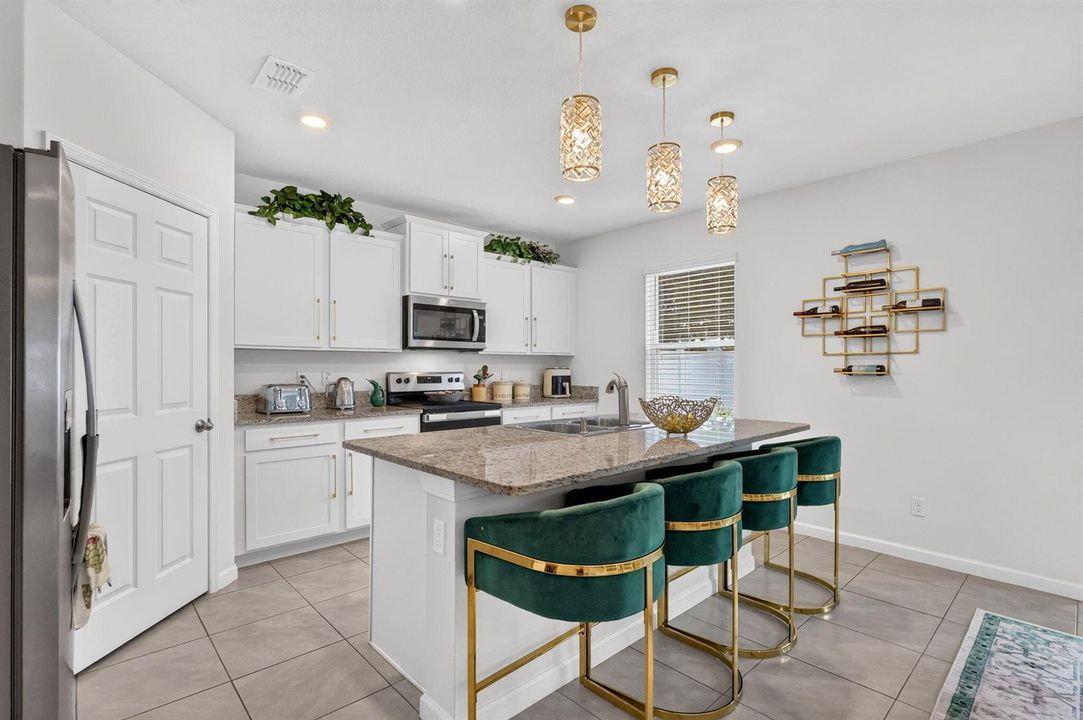 Large, open kitchen