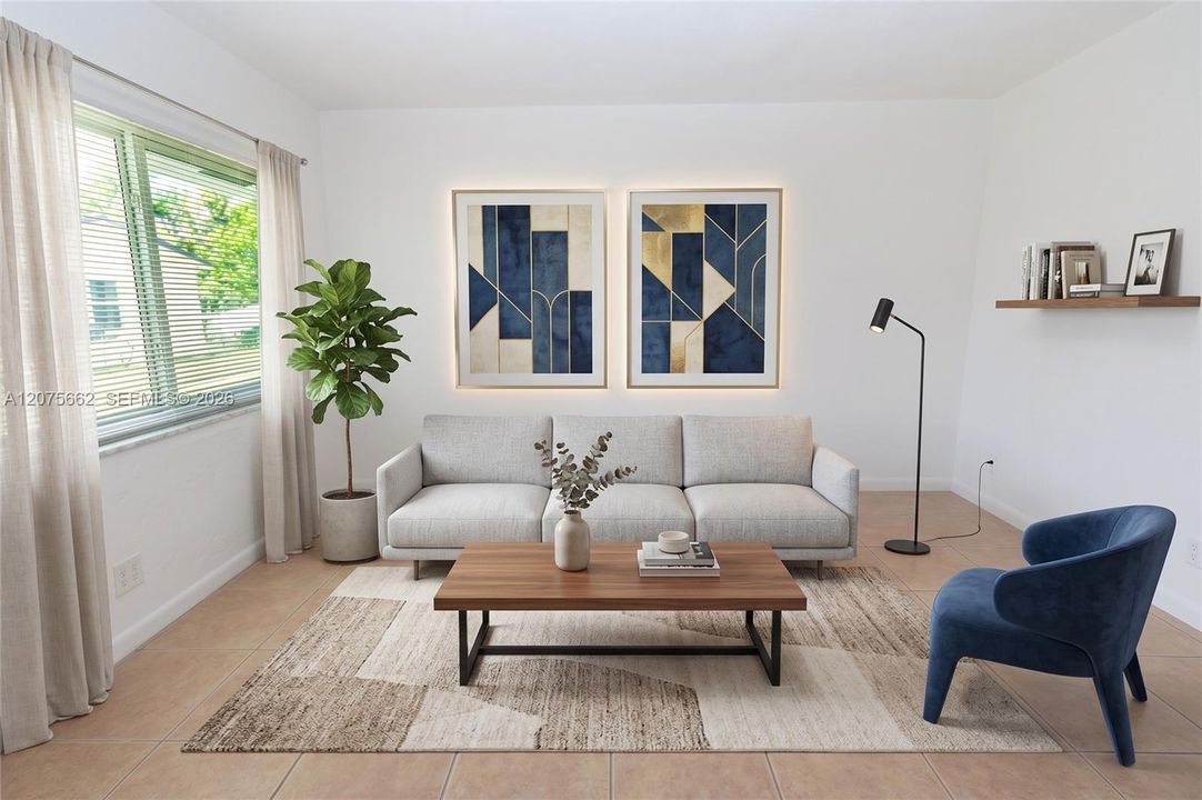 **this photo has been virtually staged. The furnishings and décor shown are for illustrative purposes only.