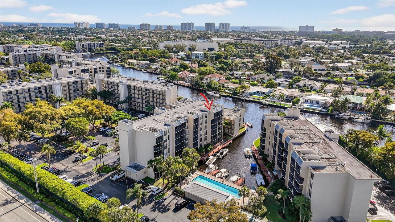 Penthouse and water views