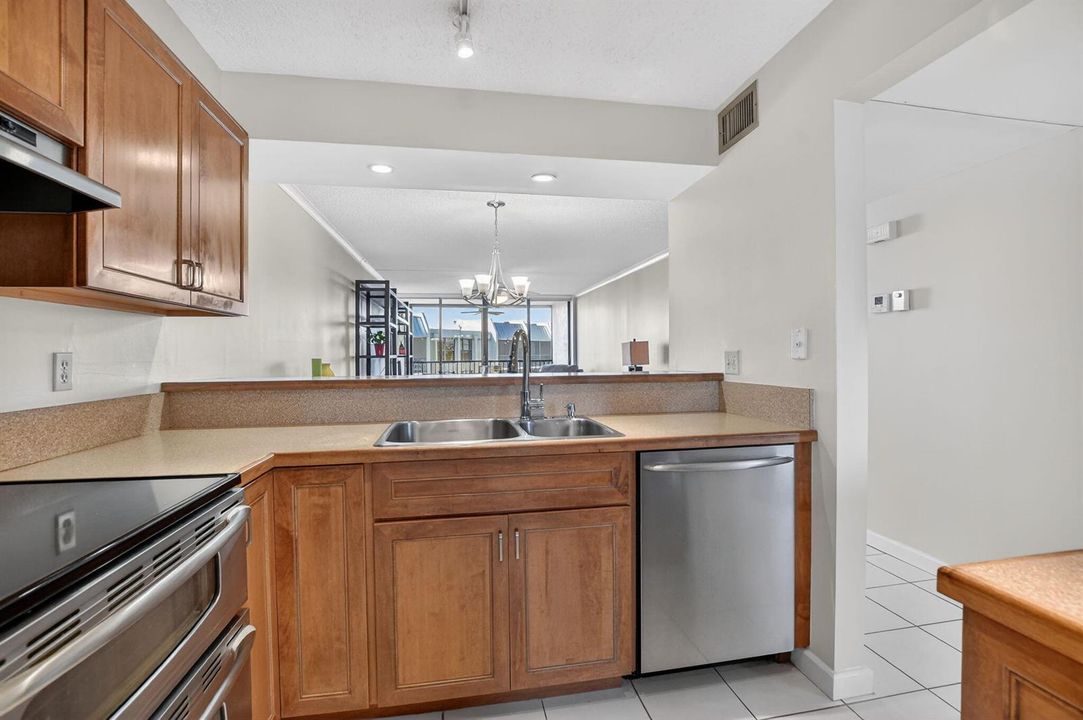 Open kitchen concept