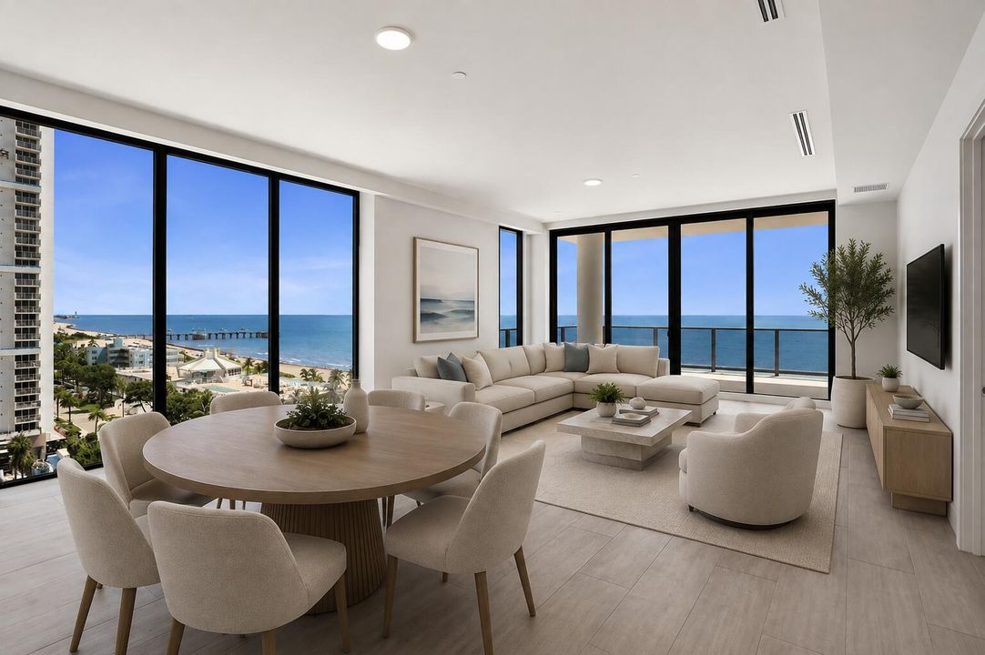 Virtually staged