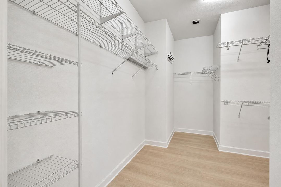 primary bedroom closet