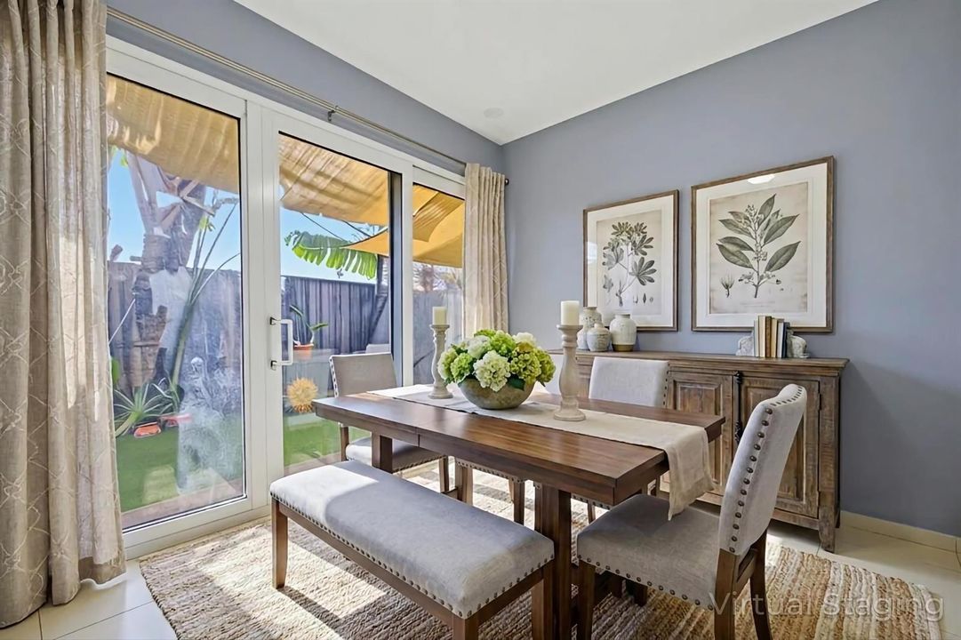 Unit A Dining Staged