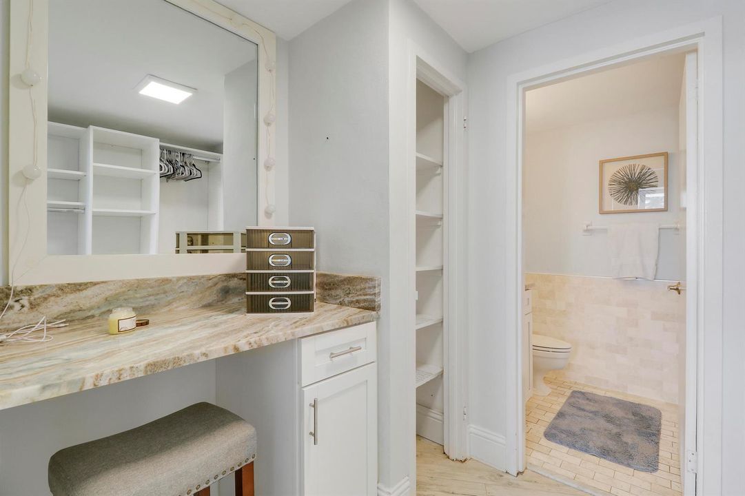 Bathroom/Make-Up Area