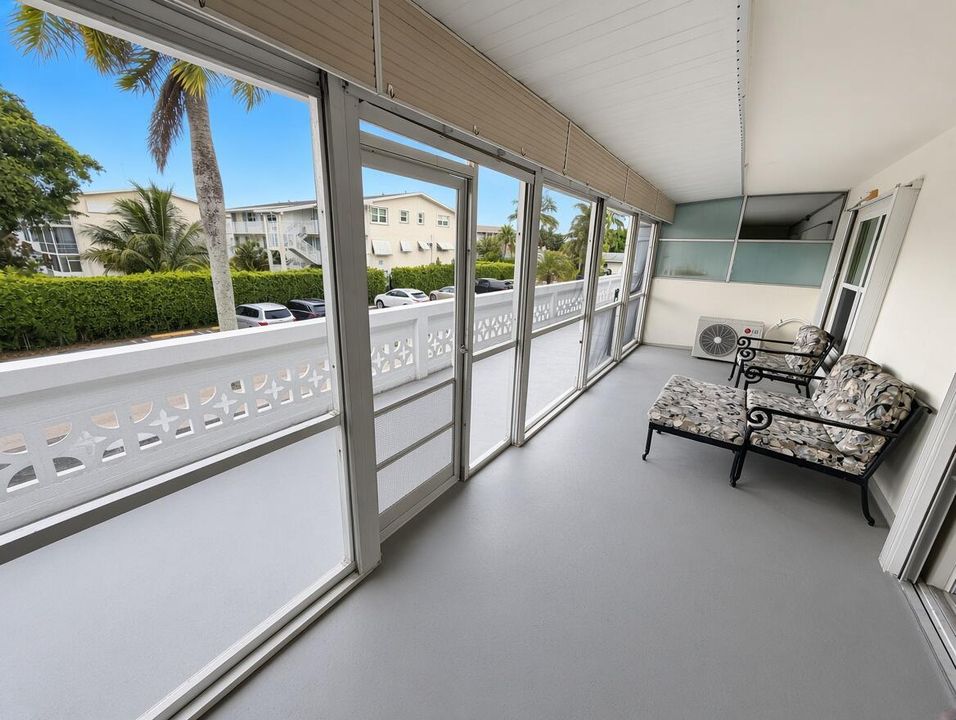 Screened patio
