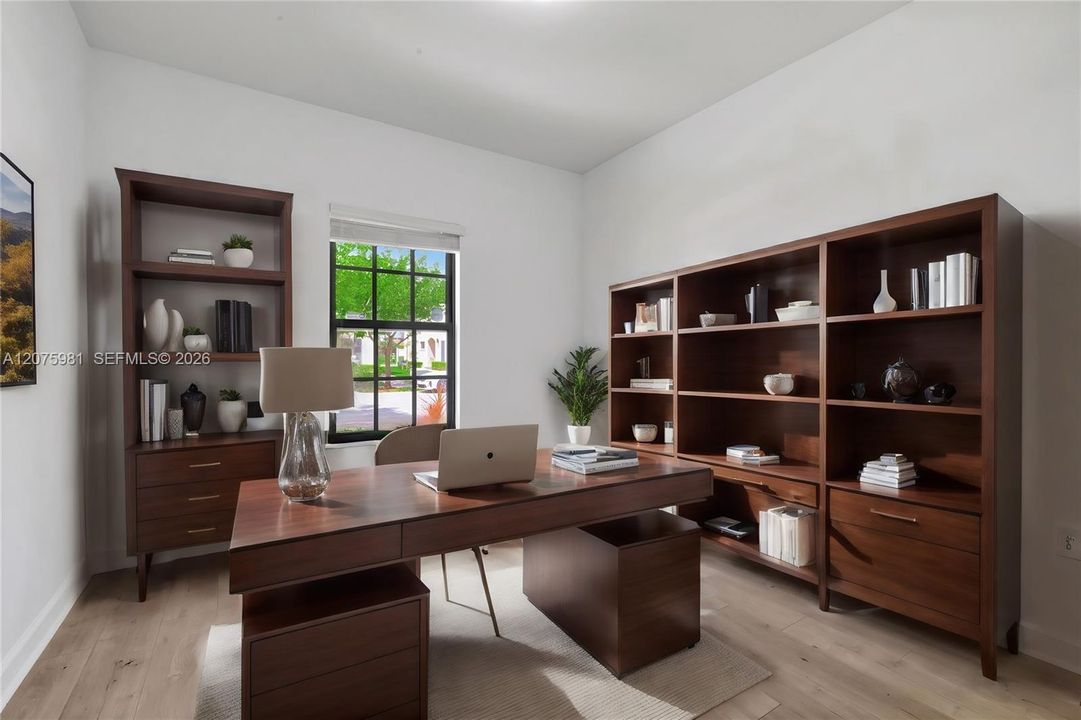 1st Bedroom in the first floor / Virtually Staged
