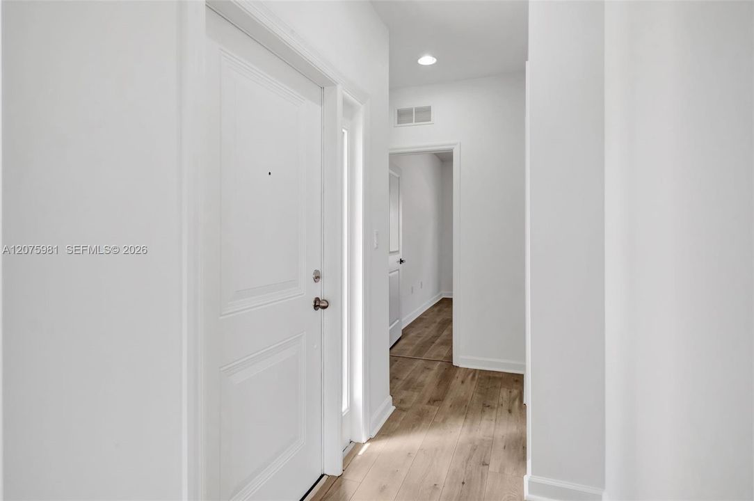 Entry hallway