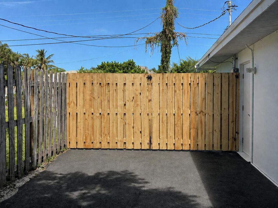 Side driveway