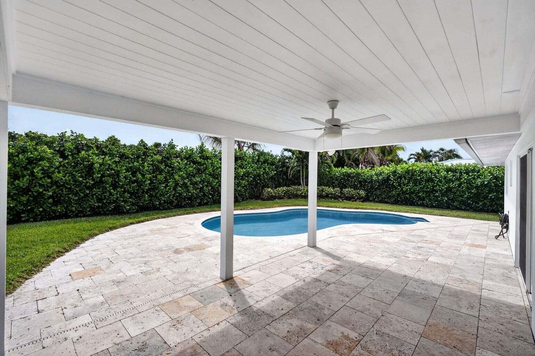 Covered patio