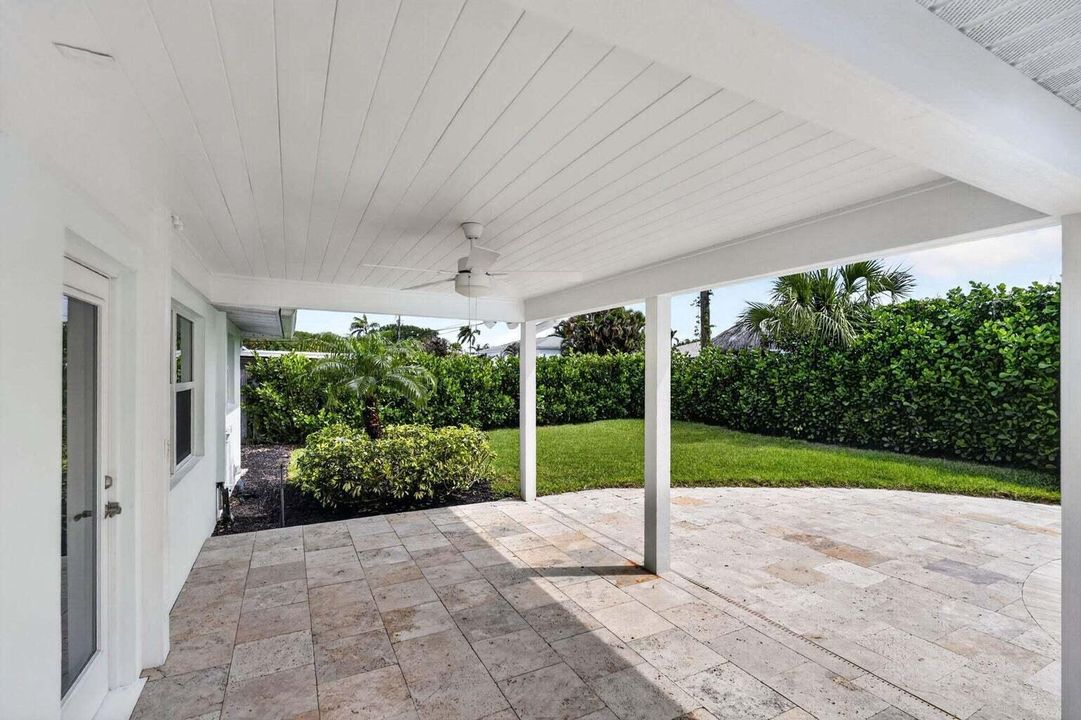 Covered patio