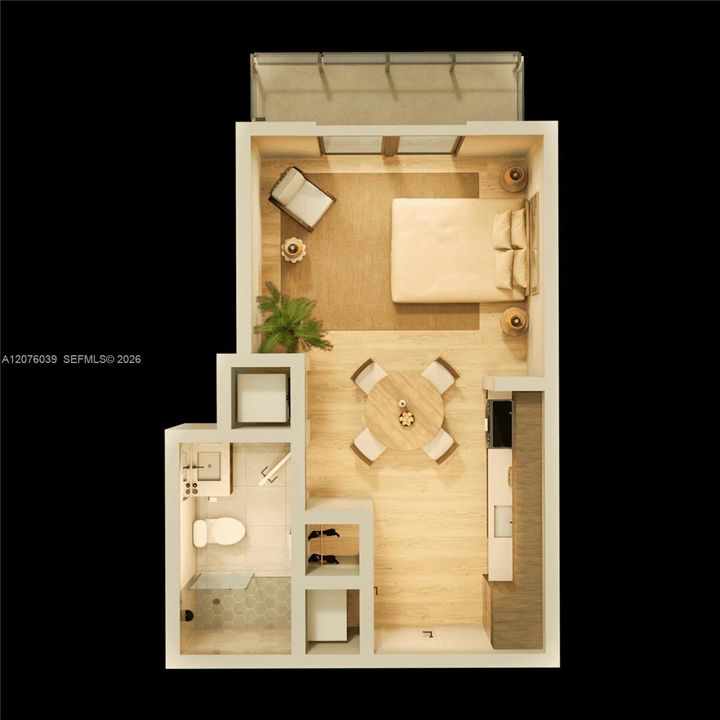 For Rent: $2,350 (0 beds, 1 baths, 423 Square Feet)
