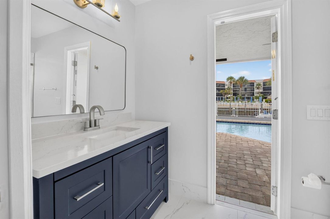 Master Bath door
