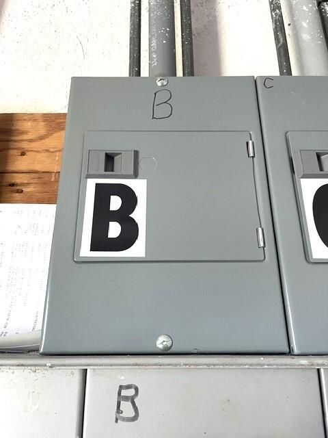 Updated electrical panel