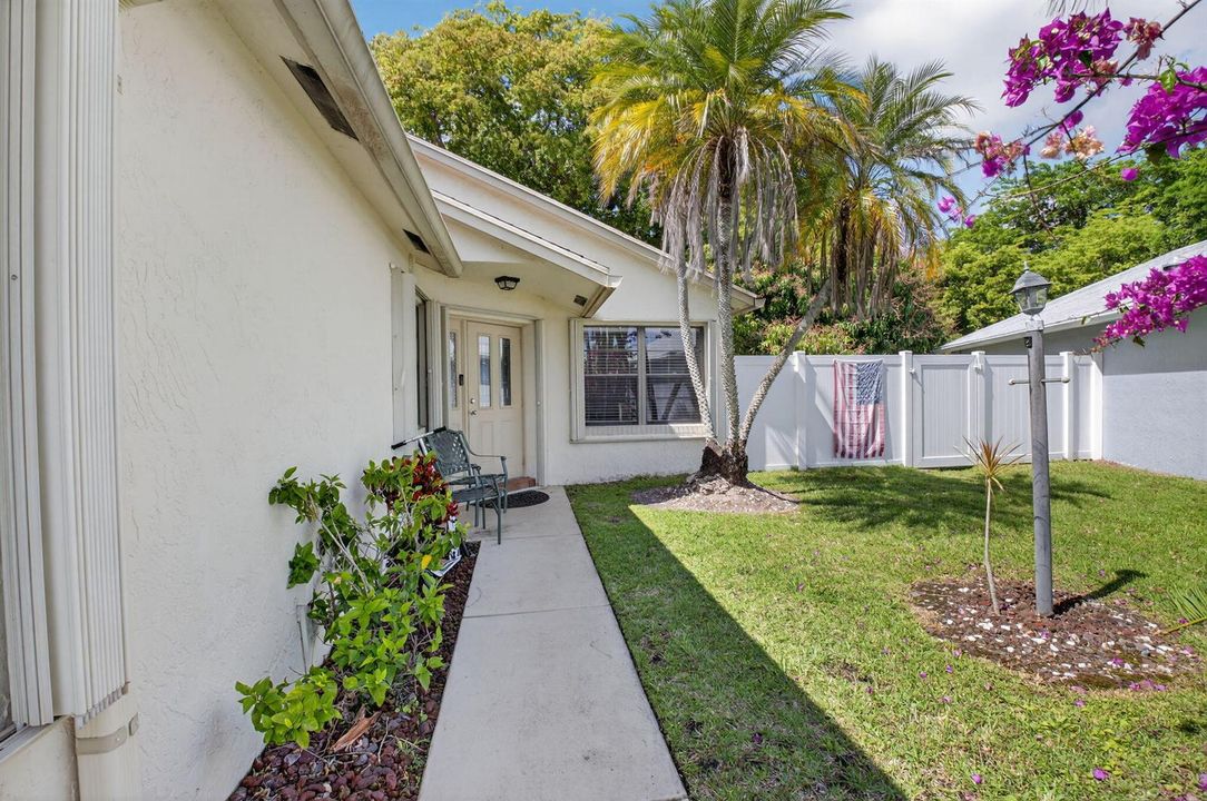 Path to front door