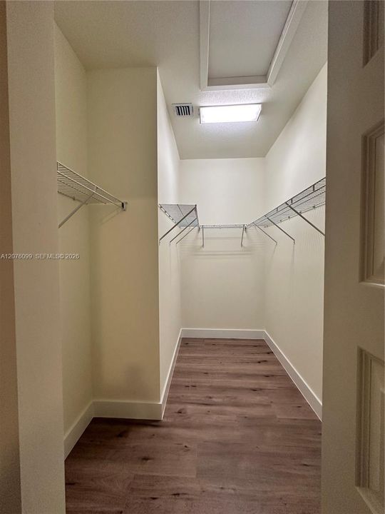 Master Walk-in Closet