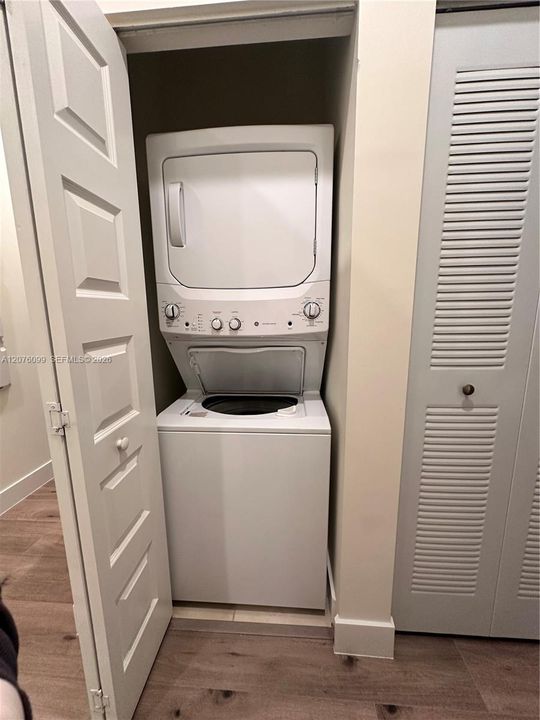 Washer & Dryer Closet