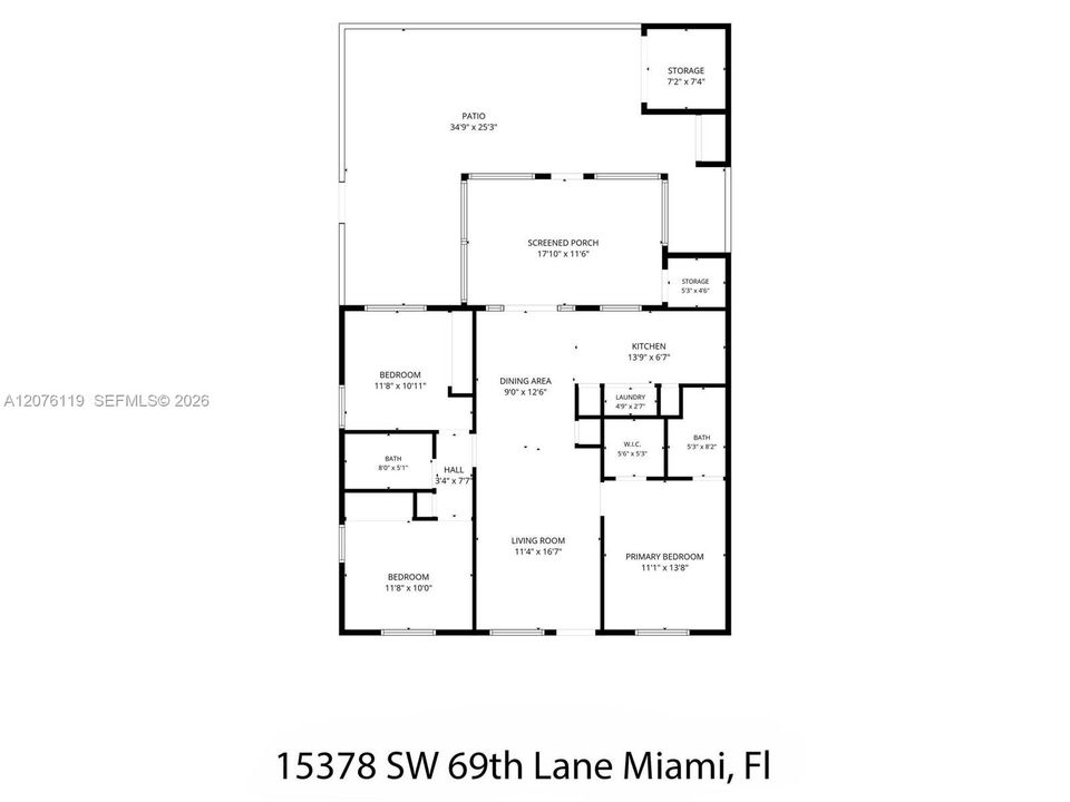 For Sale: $489,000 (3 beds, 2 baths, 1116 Square Feet)