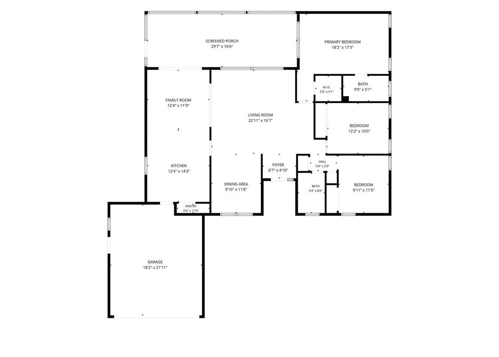 2D Floor Plan for 8541 Northwest 51st Co