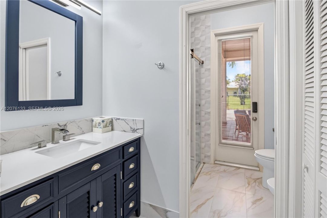 Updated Guest/Cabana bathroom