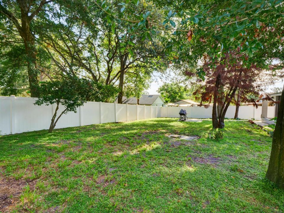 1915 E LAKE Privately fenced back yard