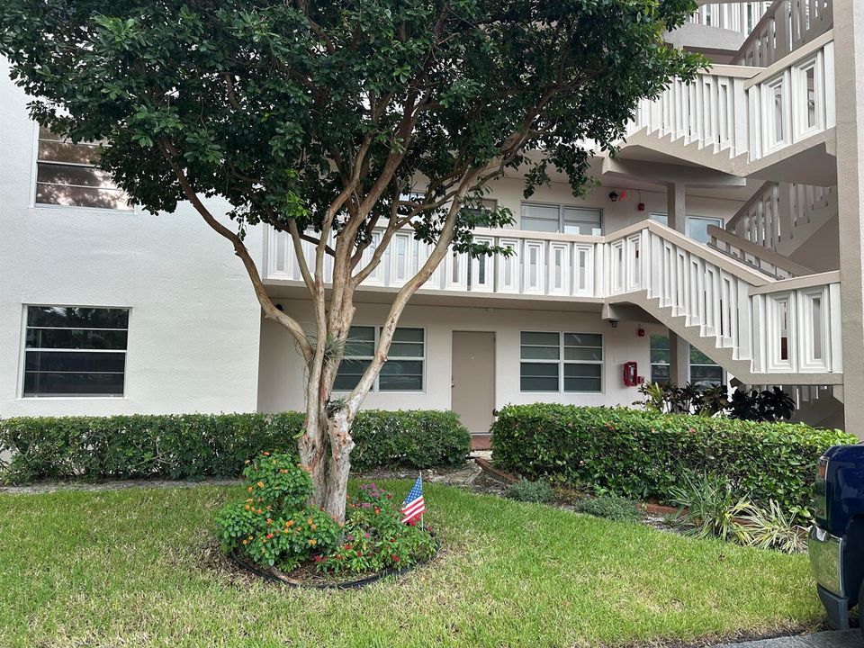 front of bldg