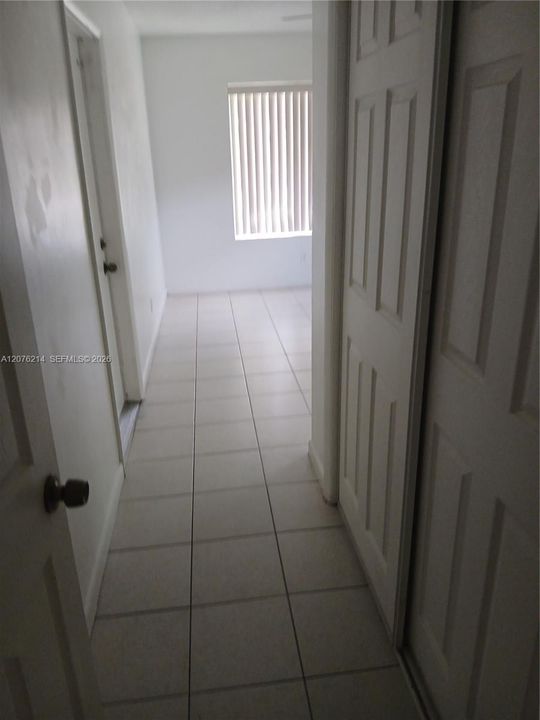 entrance to master suite off the living room