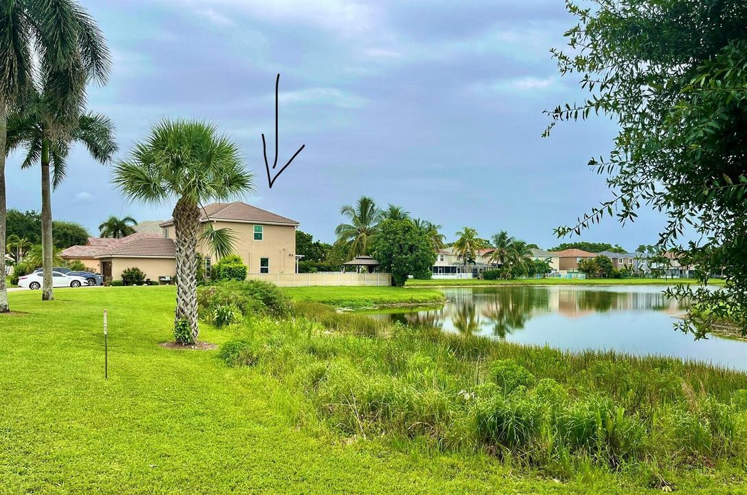 Side of house and lake