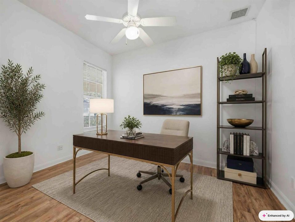 Bedroom 2 Staged as Home Office