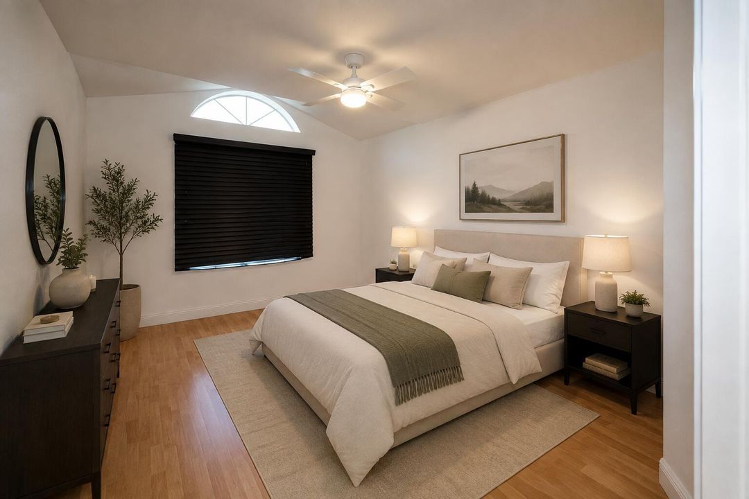 Virtually Staged Bedroom